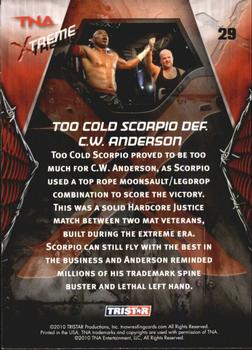 2010 TriStar TNA Xtreme #29 Too Cold Scorpio def. C.W. Anderson Back