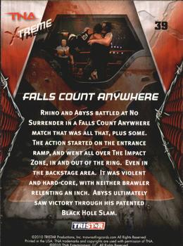 2010 TriStar TNA Xtreme #39 Falls Count Anywhere Back