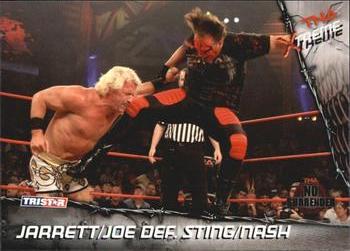 2010 TriStar TNA Xtreme #40 Jarrett/Joe def. Sting/Nash Front
