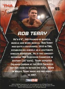 2010 TriStar TNA Xtreme #45 Rob Terry Back