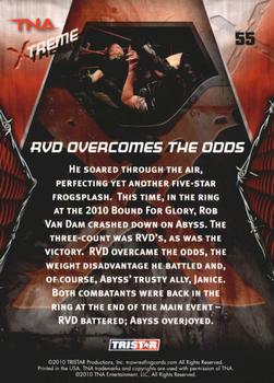 2010 TriStar TNA Xtreme #55 RVD Overcomes the Odds Back