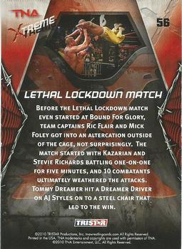 2010 TriStar TNA Xtreme #56 Lethal Lockdown Match Back