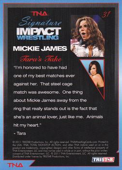 2011 TriStar Signature Impact #31 Tara's Take: Mickie James Back