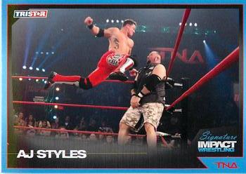 2011 TriStar Signature Impact #24 A.J. Styles Front