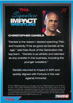 2011 TriStar Signature Impact #25 Christopher Daniels Back