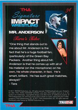 2011 TriStar Signature Impact #34 Tara's Take: Mr. Anderson Back