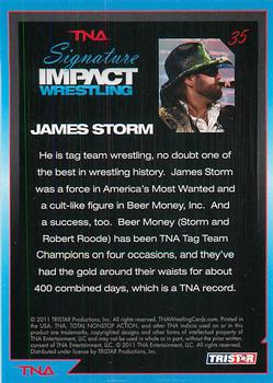 2011 TriStar Signature Impact #35 James Storm Back