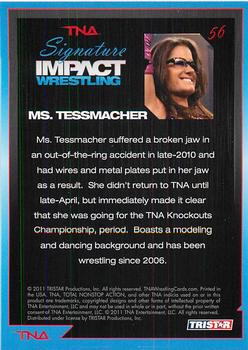2011 TriStar Signature Impact #56 Ms. Tessmacher Back