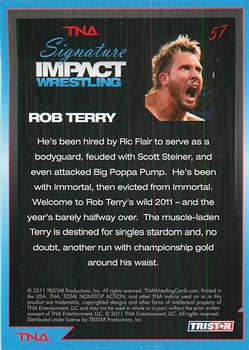 2011 TriStar Signature Impact #57 Rob Terry Back