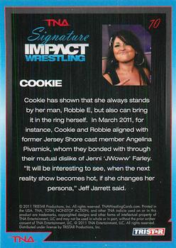 2011 TriStar Signature Impact #70 Cookie Back