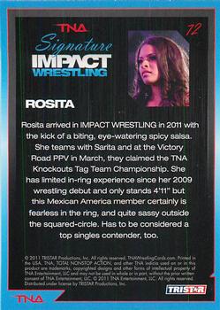 2011 TriStar Signature Impact #72 Rosita Back