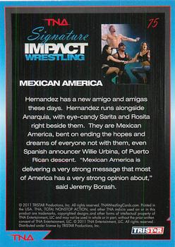 2011 TriStar Signature Impact #75 Mexican America Back