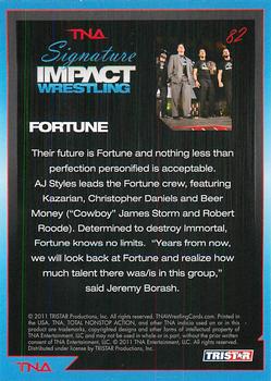 2011 TriStar Signature Impact #82 Fortune Back