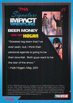 2011 TriStar Signature Impact #86 Heard From Hogan: Beer Money Back