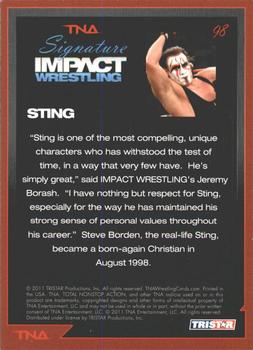2011 TriStar Signature Impact #98 Sting Back
