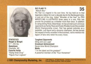 1991 Championship Marketing WCW #35 Nature Boy Ric Flair Back