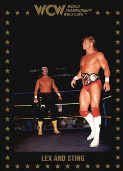 1991 Championship Marketing WCW #37 Lex and Sting Front