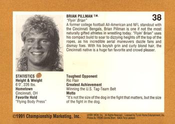 1991 Championship Marketing WCW #38 Flyin' Brian Back