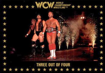 1991 Championship Marketing WCW #42 Three Out of Four Front