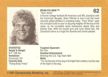 1991 Championship Marketing WCW #62 Flyin' Brian Back