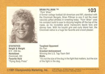 1991 Championship Marketing WCW #103 Flyin' Brian Back