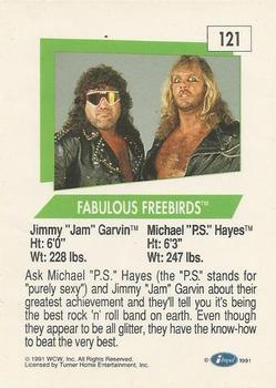 1991 Impel WCW #121 Fabulous Freebirds Back