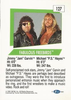 1991 Impel WCW #127 Fabulous Freebirds Back
