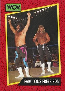 1991 Impel WCW #127 Fabulous Freebirds Front