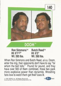 1991 Impel WCW #140 Doom Back