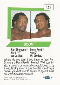 1991 Impel WCW #141 Doom Back
