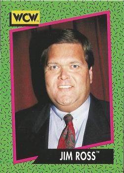 1991 Impel WCW #154 Jim Ross Front