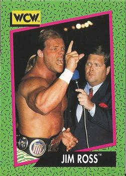 1991 Impel WCW #155 Jim Ross Front