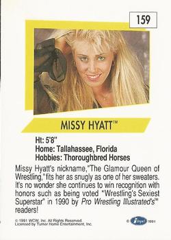 1991 Impel WCW #159 Missy Hyatt Back