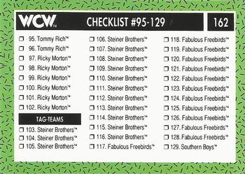 1991 Impel WCW #162 Checklist #95-162 Front