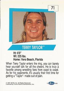 1991 Impel WCW #71 Terry Taylor Back