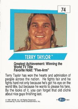 1991 Impel WCW #74 Terry Taylor Back
