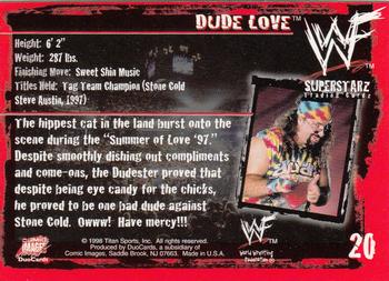 1998 Comic Images WWF Superstarz #20 Dude Love Back