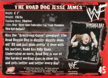 1998 Comic Images WWF Superstarz #45 The Road Dog Jesse James Back