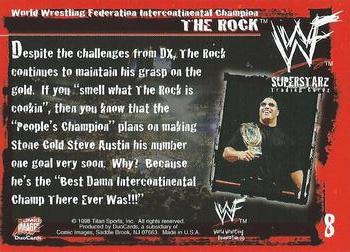 1998 Comic Images WWF Superstarz #8 Intercontinental Champion Back