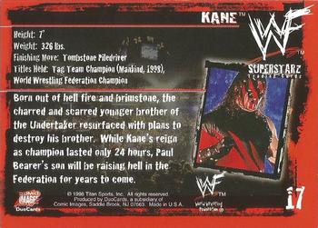 1998 Comic Images WWF Superstarz #17 Kane Back