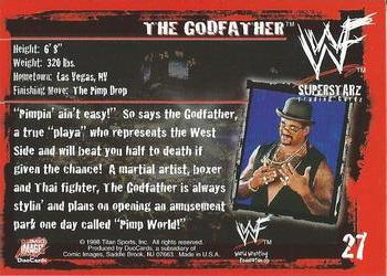 1998 Comic Images WWF Superstarz #27 The Godfather Back