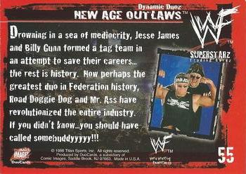 1998 Comic Images WWF Superstarz #55 New Age Outlaws Back