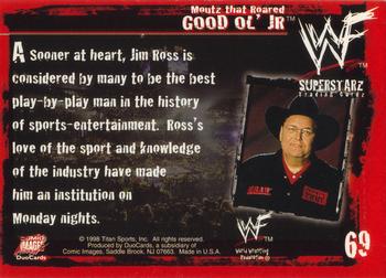 1998 Comic Images WWF Superstarz #69 Good ol' JR Back