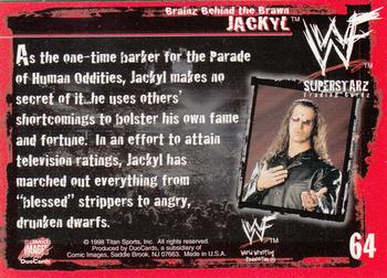1998 Comic Images WWF Superstarz #64 Jackyl Back