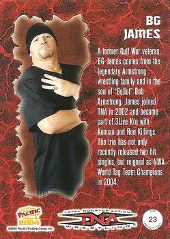 2004 Pacific TNA #23 BG James Back