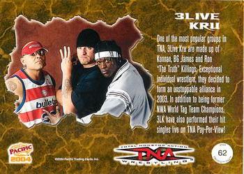 2004 Pacific TNA #62 3Live Kru Back