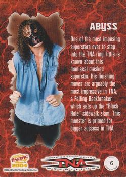 2004 Pacific TNA #6 Abyss Back