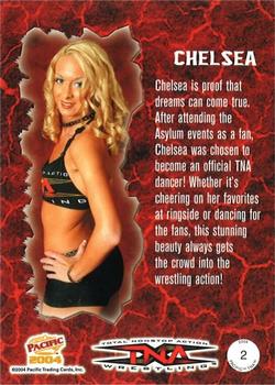 2004 Pacific TNA - Red #2 Chelsea Back