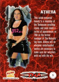 2004 Pacific TNA - Red #5 Athena Back