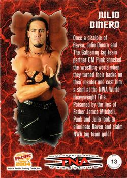 2004 Pacific TNA - Red #13 Julio Dinero Back